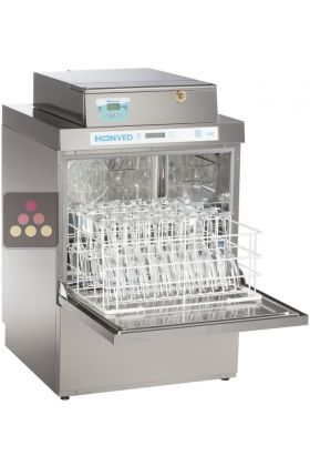 Double-wall glass and dishwasher with Break Tank system and osmosis unit - 500x500mm basket