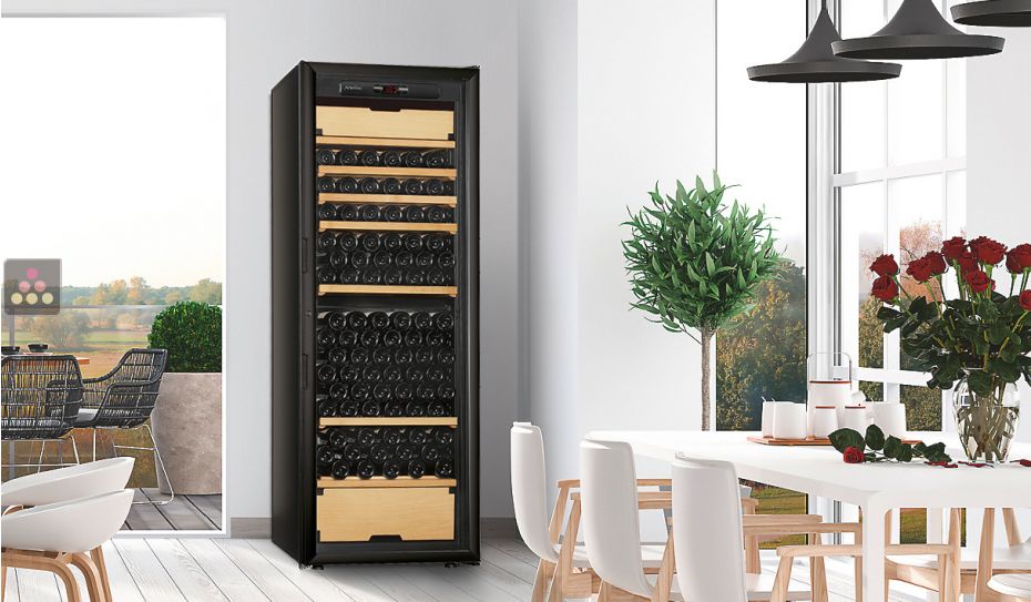 Multi-Purpose Ageing and Service Wine Cabinet for fresh and red wines - 3 temperatures - Storage/sliding shelves