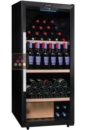 Single or multi-temperature wine cabinet for service or storage