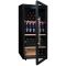 Single or multi-temperature wine cabinet for service or storage