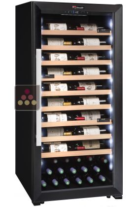 Single or multi-temperature wine cabinet for service or storage