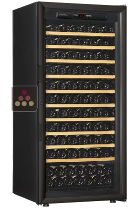 Single temperature wine ageing and storage cabinet - Sliding shelves