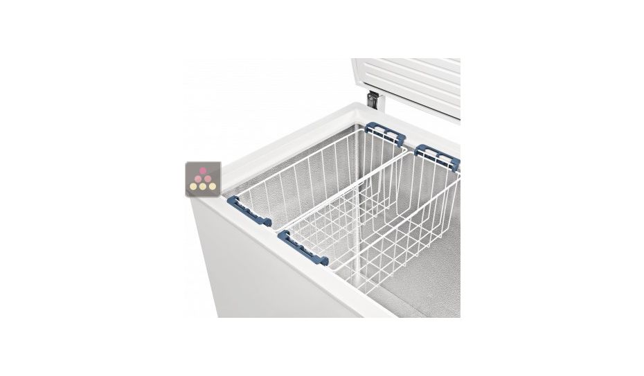 Commercial chest freezer - 283L - Stainless steel lid