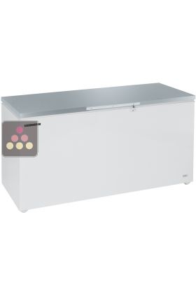 Commercial chest freezer - 571L - Stainless steel lid