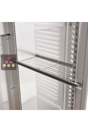 Stainless steel connecting grid 258x500 mm for 2-door cabinets
