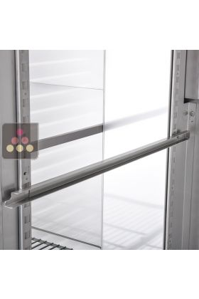 Stainless steel slide (left-hand side) for GN 2/1 2-door cabinets