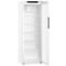 White forced-air commercial refrigerator - Glass door with side LED light - 286L