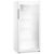 White forced-air refrigerated cabinet - Glass door - 432L
