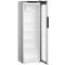 Silver forced-air refrigerated cabinet - Glass door with side LED light - 286L
