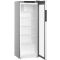 Silver forced-air refrigerated cabinet - Glass door with side LED light - 250L
