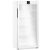 White forced-air commercial refrigerator - Glass door with side LED light - 432L