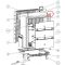 Right hand side upper hinge pin for Dometic medical mini-fridge ACI-DOM388 / DS301H