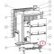 Right hand side lower hinge pin for Dometic mini-fridge ACI-DOM388 / DS301H