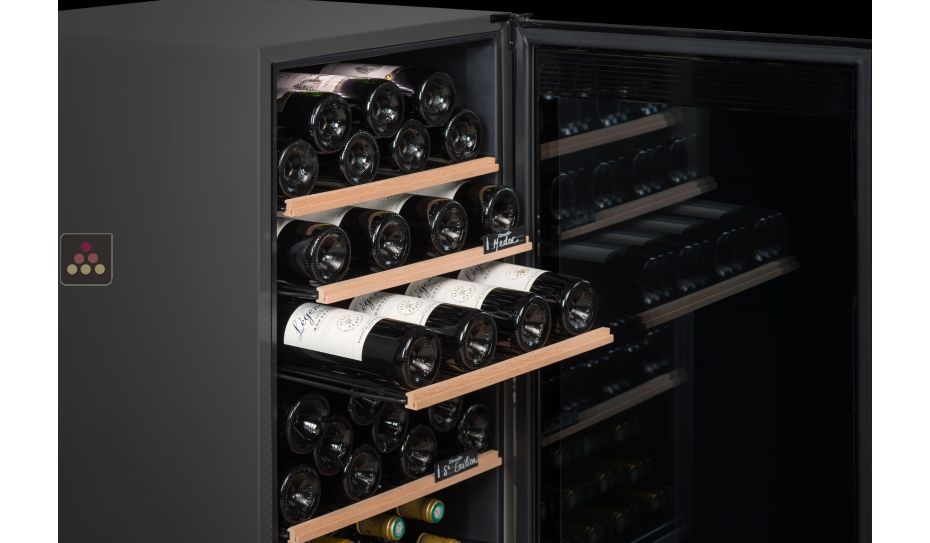 Single temperature wine service cabinet