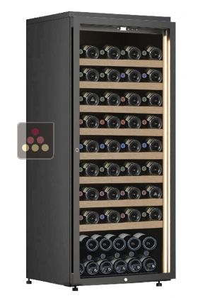 Single temperature freestanding wine cabinet for storage or service - Sliding shelves