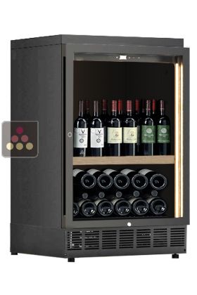 Built-in single temperature wine cabinet for wine storage or service - Standing bottles