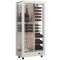 Professional multi-temperature wine display cabinet - 3 glazed sides - Magnetic and interchangeable cover - Without shelf