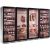Combination of 4 refrigerated display cabinets for wine, meat maturation and cold cuts