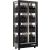 Professional multi-temperature wine display cabinet - 4 glazed sides - Standing bottles - Magnetic and interchangeable cover