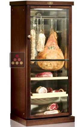 Refrigerated cabinet for cured meat storage - Wood cladding