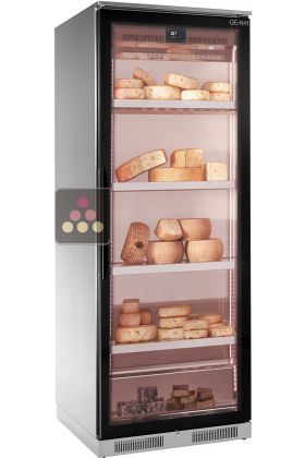 Refrigerated display cabinet for cheese storage