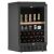 Built-in single temperature wine cabinet for wine storage or service with a sliding shelf for standing bottles - Exhibition model