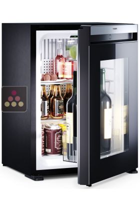 Silent mini-bar with glass door - Hinges on the right hand side
