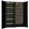 Combination of 2 single temperature wine cabinets for ageing and/or service - Storage/sliding shelves