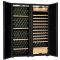 Combination of a single temperature wine cabinet and a 3 temperatures multipurpose wine cabinet - Storage/sliding shelves