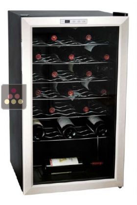 Single temperature wine service cabinet