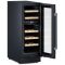 Dual temperature wine cabinet for service and storage