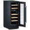 Dual temperature built-in wine cabinet for service and storage