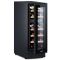 Dual temperature wine cabinet for service and storage