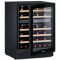 Dual temperature wine cabinet for service and storage