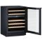 Dual temperature wine cabinet for service and storage