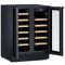 Dual temperature wine cabinet for service and storage