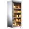 Freestanding combination of a cheese cabinet and a cured meat cabinet - Stainless steel cladding