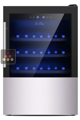 Single temperature wine service cabinet