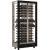 Multi-temperature wine display cabinet for storage and service - 4 glazed sides - Mixed shelves