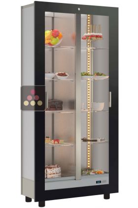 Professional built-in display cabinet for snacks and dessert