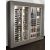 Freestanding combination of 2 modular multi-purpose wine display cabinets - Mixed shelves - 36cm deep