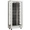 Professional multi-temperature wine display cabinet - 4 glazed sides - Horizontal bottles - Wooden cladding