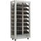 Professional multi-temperature wine display cabinet - 3 glazed sides - Inclined bottles - Wooden cladding