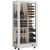 Professional multi-temperature wine display cabinet - 3 glazed sides - Mixed shelves - Wooden cladding