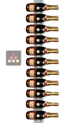 Wall rack for 22 Magnum bottles