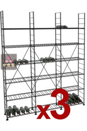 3 sets of Modular Storage for 1990 bottles - Essential System