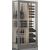 Professional multi-temperature wine display cabinet - 3 glazed sides - Mixed shelves - Magnetic and interchangeable cover