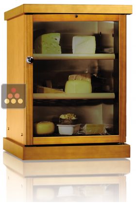 Single temperature cheese cabinet - Freestanding - Wood cladding