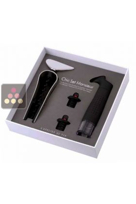 Chic Monsieur boxed corkscrew set 