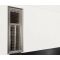 Double professional built-in wine display cabinet - Horizontal bottles - Curved frame